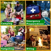 EnviroLog Fire Starters, 24 Ct, Earth Conscious for Indoor and Outdoor use with 20 min Burn Time