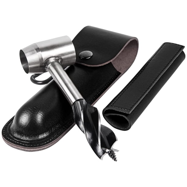 Taladro De Barrena Manual De Acero Al Carbono, Broca De Supervivencia Manual Portátil Herramienta De Perforación De Madera De Supervivencia Autorroscante Para Acampar Al Aire Libre Senderismo Aventura Muyoka Hogar