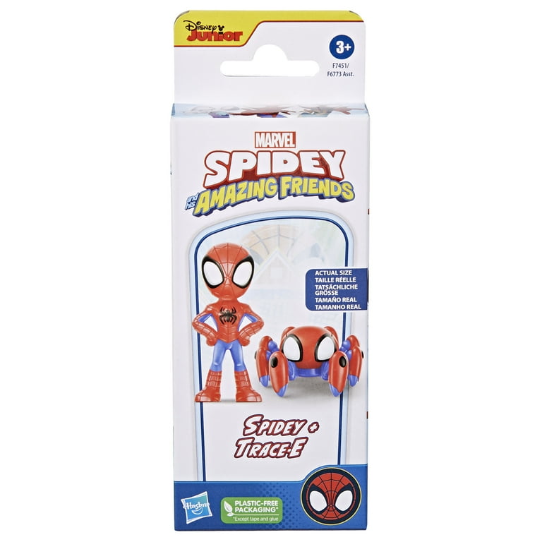 Marvel Spidey and His Amazing Friends 2 Pack Spidey Action Figure with Trace E Preschool Toys
