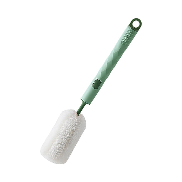 Kitchen Cleaning Brush Soft And Easy To Clean Sponge Cleaning Brush Baby Bottle Sponge Brush Can Effectively Get Rid Of Stain Remnants From The Bottom Of The Cup,Green Kitchen Cleaning Brush