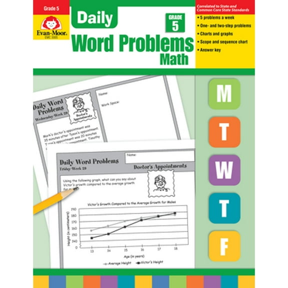 Pre-Owned Daily Word Problems, Grade 5