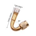 3 Types Tire Valve Extension, 45 90 135 Multi Degree Brass Tire Valve