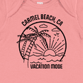 thumbnail image 4 of Inktastic Summer Vacation Mode Carmel Beach California Boys or Girls Baby Bodysuit, 4 of 5