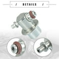 thumbnail image 4 of Fuel Injection Pressure Regulator for Hyundai Accent 2000-2005 Metal No.3530125000 Silver Tone, 4 of 7