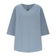 thumbnail image 5 of Vestidos Casuales Para Mujer, Blusas De Mujer De Moda Camisetas sueltas de verano con cuello redondo y manga corta para mujer, 5 of 6