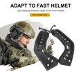 thumbnail image 2 of 1 par de adaptadores de riel de guía Equipo práctico Montaje de riel de guía para casco rápido Hugtrwg  Para estrenar, 2 of 9