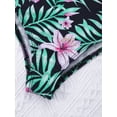 thumbnail image 6 of DPOIS Kids Girls Swimsuit Bathing Suit One Piece Quick Dry Beach Swimwear Summer Lily Pink 14, 6 of 7