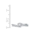 thumbnail image 2 of 10kt White Gold Round Diamond Solitaire Bridal Wedding Engagement Ring 1/8 Cttw, 2 of 2