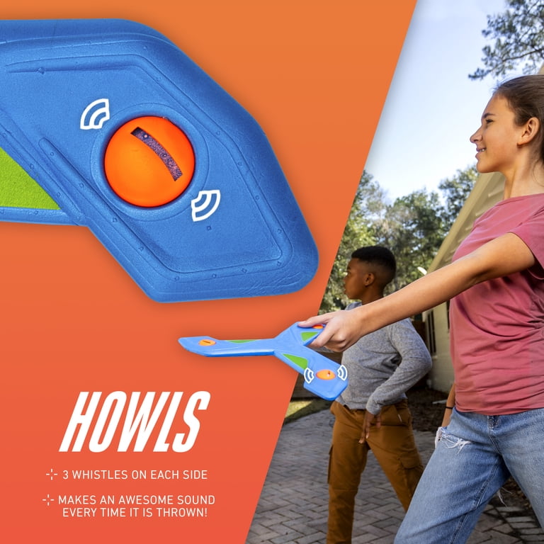 Franklin Sports, Kids Toy Boomerang, Soft Foam, Whistle Outdoor