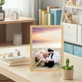 thumbnail image 6 of HongHeng Clearance Under $2.00 Wooden Photo Frame Lightweight Wall Hanging and Desktop Photo Frame Suitable for office and Home Decoration, 6 of 6