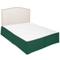 thumbnail image 4 of Luxury Bed Skirt  Solid Microfiber Pleated 14" Drop Premium Dust Ruffle, 4 of 11