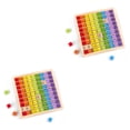 thumbnail image 4 of ziyahi Toys Multiple Game Play Multiplication Competition Fun Family Game Wood 99 Multiplication Table Math Arithmetic 2Set, 4 of 6