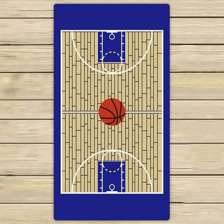 - GCKG Basketball Ground Towels,Basketball Ground Beach Bath Towels Bathroom Body Shower Towel Bath Wrap For Home,Outdoor and Travel Use Size 30x56 inches
