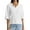 White, variant on Women Solid Color Casual Knitted Short Sleeve Tops Loose Fit Tee Shirts Comfort Dailywear