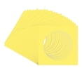 thumbnail image 3 of Yellow Picture Frame Mat for 21x21 Frames - Circle Opening for 16x16 Photos - 25 Mats, 3 of 7