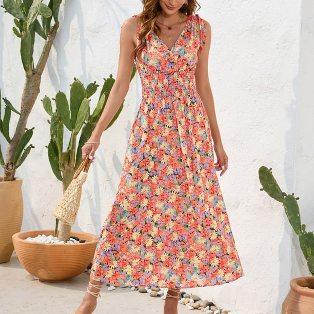 english factory midi dress Navy Watercolor Beaded Halter Natalie Midi Dress main image 0
