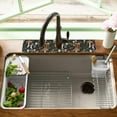 thumbnail image 2 of Sink Faucet Absorbing Mat, 2 Pack Drying Mat Around Faucet Sink Splash Guard Behind Faucet Sinkmat For Kitchen Bathroom Island Rv 15 * 5.5 Inch (60 * 14 cm), 2 of 6