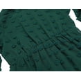 thumbnail image 4 of Arshiner Flypigs Tween Girls Long Sleeve Fall Dresses Swiss Dot Casual Party Dress, 4 of 8