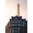thumbnail image 2 of Chodus, Yochai 11x14 Gold Ornate Wood Framed with Double Matting Museum Art Print Titled - The Peeking Eiffel, 2 of 4