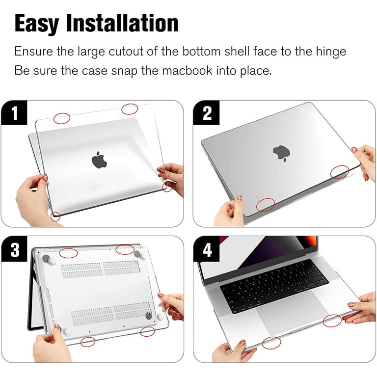 Protective Case for MacBook Pro 16 Inch A2780 A2485 (2023 2022 2021  Release) Snap On Hard Shell Cover,M2 Pro / M2 Max / M1 Pro / M1 Max Chip 