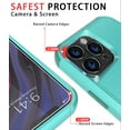 thumbnail image 7 of Diverbox Designed for iPhone 12 Pro Max Case with Screen Protector Camera Lens Cover Heavy Duty Shockproof Dropproof Cases for Apple iPhone 12 Pro Max (Teal), 7 of 7
