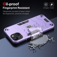 thumbnail image 4 of Allytech Hybrid Protective Case for iPhone 14 Plus, Camera Screen Protection, Soft TPU Bumper + Hard PC Back Panel Anti-Drop & Anti-Oil Case Cover for iPhone 14 Plus, Purple, 4 of 6