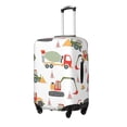 thumbnail image 2 of Kdxio Excavator Pattern Luggage Cover for Travel,Elastic and Durable,Fits 18-32 Inch,Anti-Scratch Suitcase Protector, 2 of 9