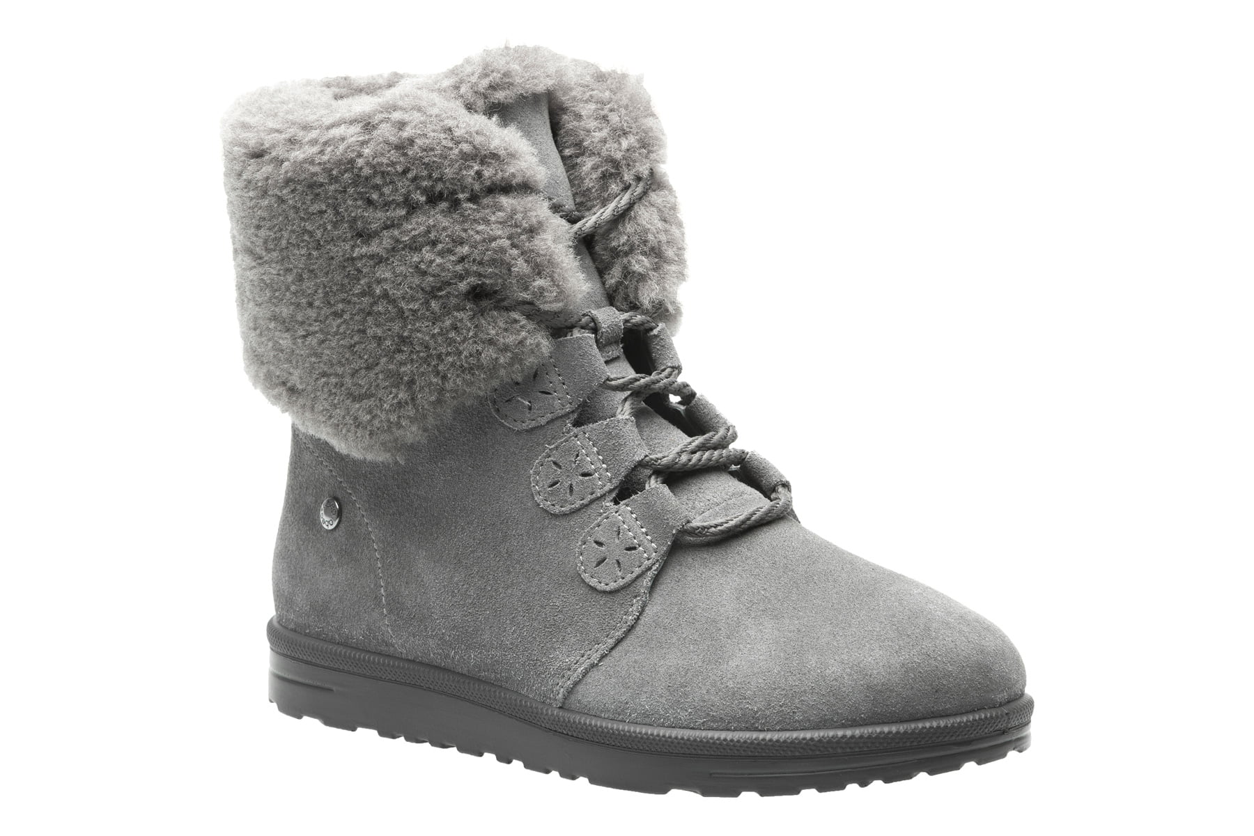 ABEO Imelda - Shearling Boots in Grey - Walmart.com