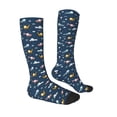 thumbnail image 4 of Lsque Modern Modern Excavator Printed Crew Socks Men's Women's LightWeight Thin Casual Calf Socks ,Knee High Socks,Cotton Socks, 4 of 9