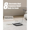 thumbnail image 3 of Gdncbm Scale for Body Weight - 8 Electrodes High Precision Digital Scale for BMI - 56 Body Composition Metrics - Bluetooth Bathroom Scale with LED for Home/Fitness, 3 of 8