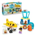 thumbnail image 1 of LEGO Duplo Mi Pueblo Primera Vez en el Aeropuerto Juguete para Construir y Jugar con Imaginación, Regalo para Bebés de 2 Años o Más, con un Modelo de un Avión y 2 Figuras 10443, 1 of 5