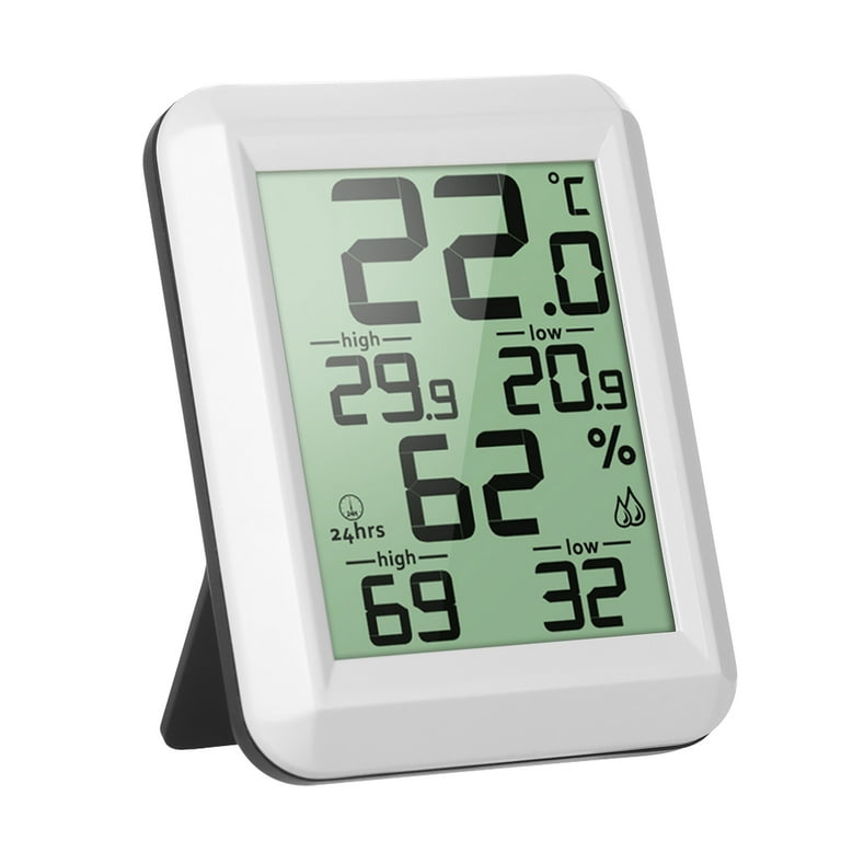 MABOTO Indoor Vertical Thermometer Hygrometer Wall-mounted