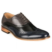 Gino Vitale Men's Three Tone Lace-up Dress Shoes