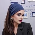 thumbnail image 4 of SCHUHLAND 4-Pack Wide Sports Headbands for Women, Elastic Non-Slip Yoga Sweatband, Macaron Solid Color Quick-Dry Workout Hair Wraps, 4 of 10