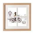 thumbnail image 1 of Cadre d'Illustration de Vélo Dame France pour Mur Ou Table avec 4 Ouvertures pour Photos, 1 of 3