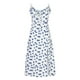 thumbnail image 1 of Vestido de playa con estampado floral sin mangas con cuello en V y camisola a la moda para mujer Fridja  hj5909, 1 of 7