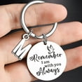 Remember I Am With You Always Stainless Steel Keychain Ideal For Father