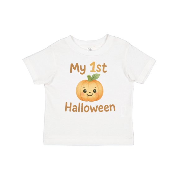 Inktastic My 1st Halloween Cute Pumpkin Baby Theme Boys or Girls Baby T-Shirt