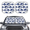 thumbnail image 2 of Fotbe Cartoon Iceberg Polar Bear 2-Piece Car Windshield Sun Shade | Sun Blocker for Car Windshield | Foldable Automotive Interior Accessories for Sun Protection-Small, 2 of 6
