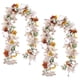 thumbnail image 4 of Ganfancp Falsa Flor de Rosa Simulada Vides Decoración de Puerta de Escalera Falsa Flor Simulada Decoración 78.7In Liquidación 1X Flor Falsa de Ratán, 4 of 6
