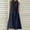 Dark Blue, variant on Zorckvet Cotton Linen Dresses for Women Plus Size Sundresses Sleeveless Vacation with Pockets Fashion Womens Dress Casual