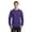 Purple, variant on Port & Company ® - Long Sleeve Core Cotton Tee. PC54LS