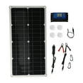 thumbnail image 1 of 100W Solar Panel Kit, Low Light Efficiency High Conversion Efficiency 100W Solar Panel Battery Charger  For Climbing For Ships, 1 of 8