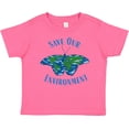 thumbnail image 3 of Inktastic Save Our Environment Earth Butterfly Boys or Girls Baby T-Shirt, 3 of 5