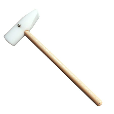 Nylon Hammer Plastic Mallet Dome & Wedge Head Jewelry Metal Forming 4-3/4
