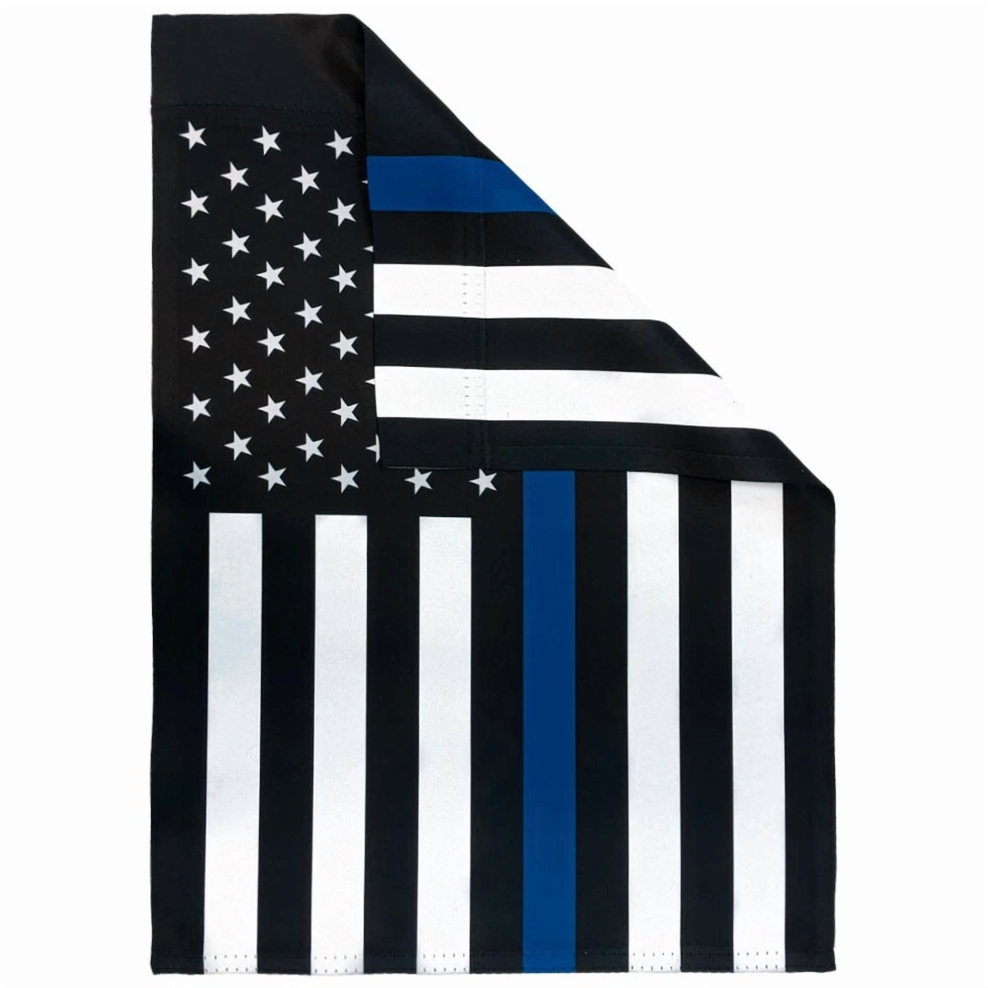 PURELY- Thin Blue Line 12X18In Garden Flag Back The Police Front Yard Home Decor Flag