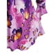 thumbnail image 4 of Talla grande de encaje hacia arriba con estampado de mariposa camiseta de manga de campana Rosegal Mangas largas de talla grande, 4 of 5