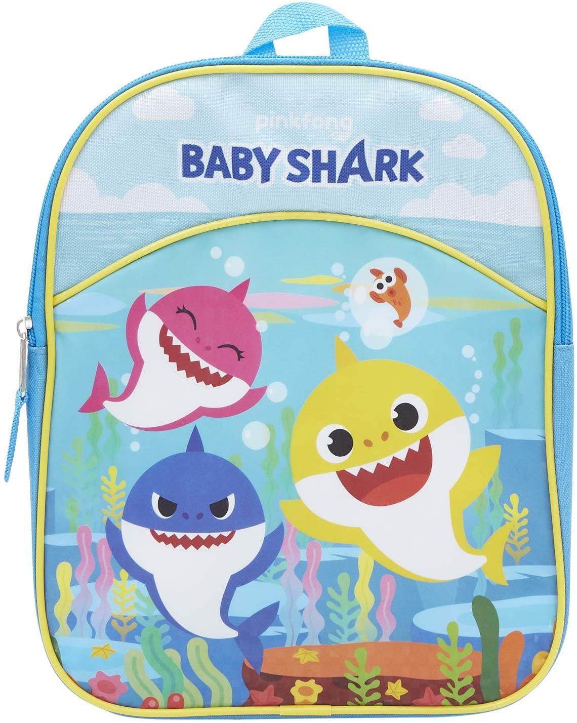 Baby Shark Backpack Combo Set - Baby Shark 3 Piece Mini Backpack Set - Backpack, Water Bottle and Carabina Baby Shark - image 3 of 4