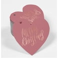 thumbnail image 2 of Inkdotpot Rose Gold Foil Paper Hang Tag Merry Christmas Favor Tag 50 Pieces, 2 of 6