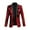 Red, variant on UVEASISHA Men Party Blazer Jacket Sequin Slim Fit Stylish Tuxedo Hot Stamping Printed Single-breasted Suit Jackets for Dinner Prom Gold 3XL